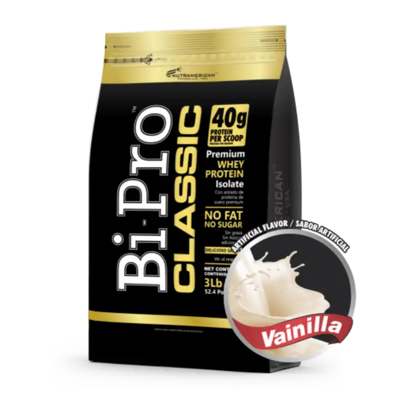 Bipro Classic es una proteina de suero de alta pureza y concentración, con mínimos niveles de grasa y lactosa.