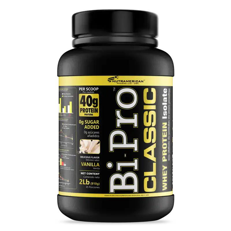 Bipro Classic es una proteína de suero de alta pureza y concentración, con mínimos niveles de grasa y lactosa.