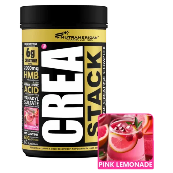 CREASTACK CREATINA MONOHIDRATADA CON HMB SABORIZADA
